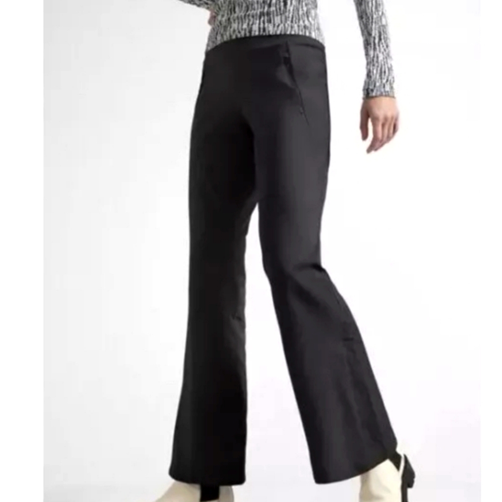 NWOT Athleta Peak Hybrid Fleece Pant, Black XXS, Winter Ski Flare Legging, New